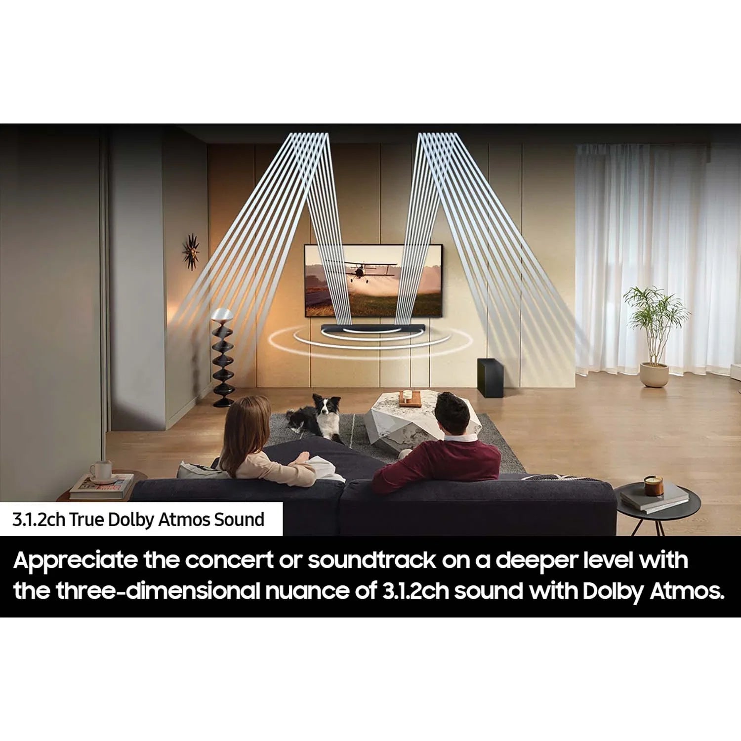 HW-S60D S-series Wireless Soundbar (2024) with Redeemable DIRECTV Gemini Air