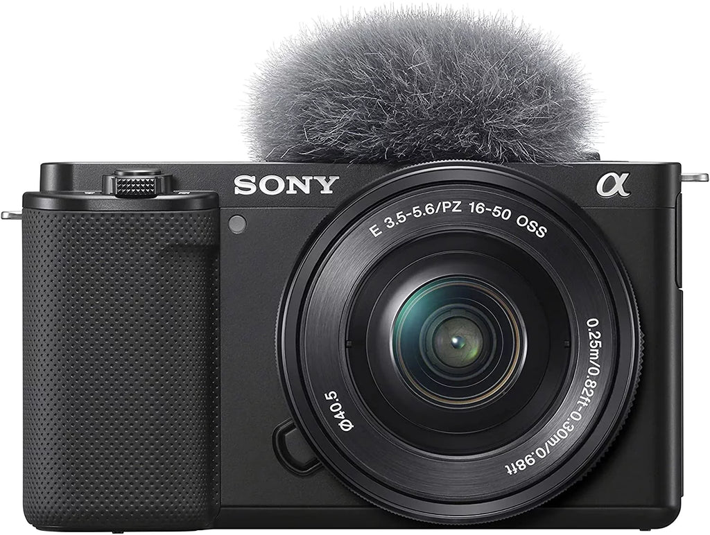 Alpha ZV-E10L 24.2 Megapixel Mirrorless Camera with Lens, 0.63", 1.97", Black