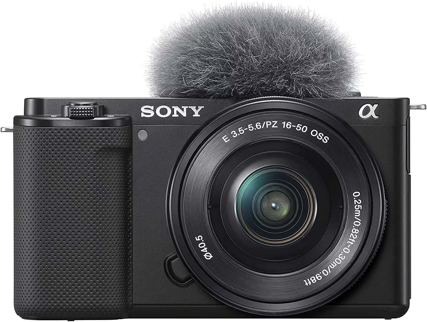 Alpha ZV-E10L 24.2 Megapixel Mirrorless Camera with Lens, 0.63", 1.97", Black