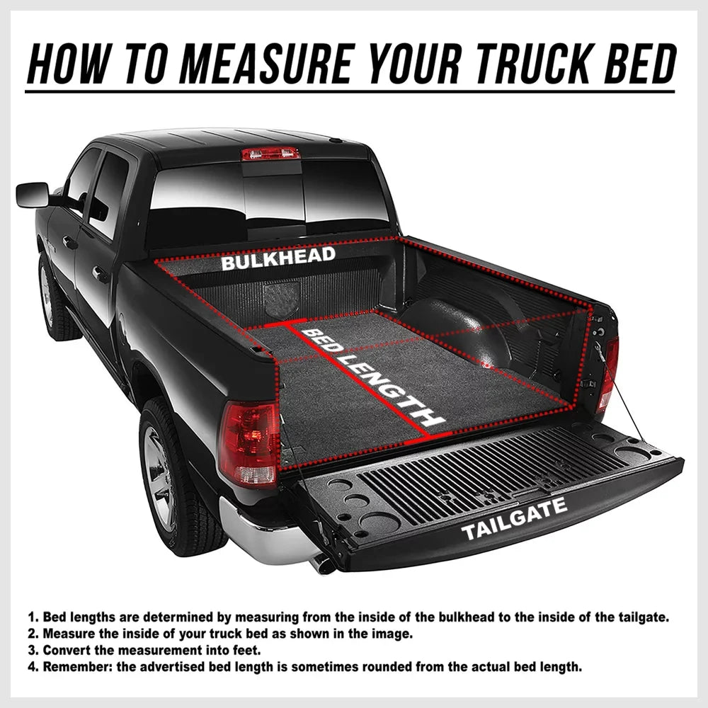 Short Bed Tonneau wrap 6.5Ft Soft Tri-Fold Fleetside for 02-09 Ram 1500/2500 Fits select: 2006-2008 DODGE RAM 1500, 2003-2009 DODGE RAM 2500