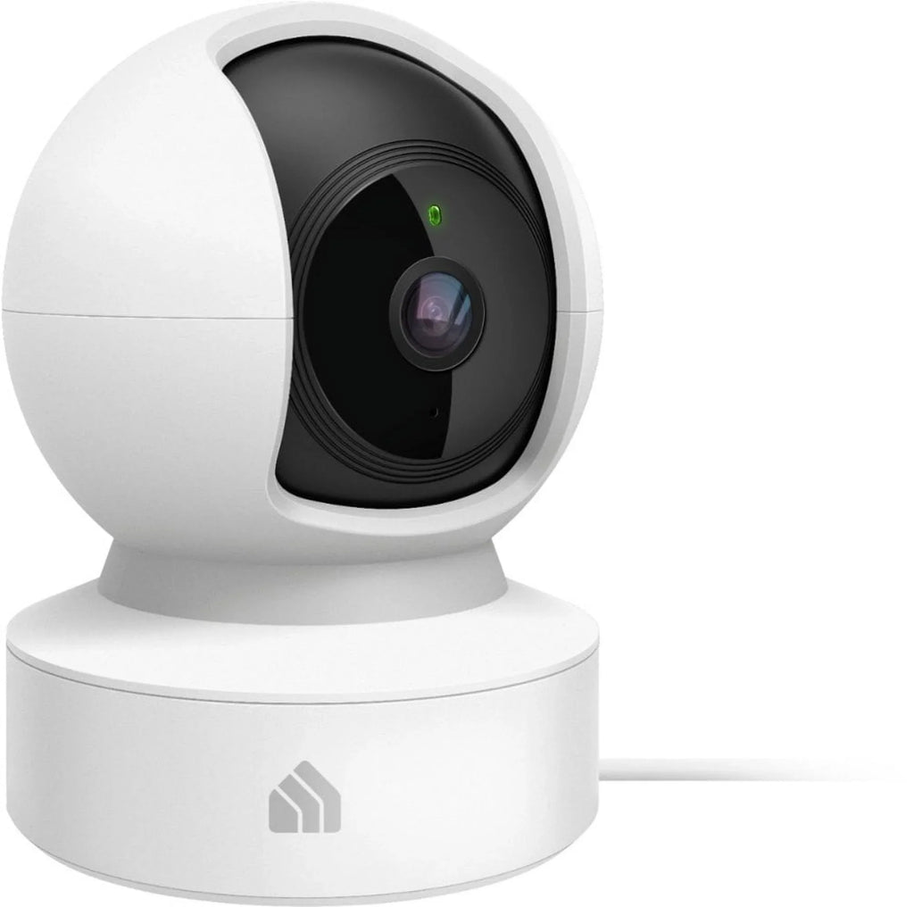 Pre-Owned TP-Link Kasa Spot Pan Tilt Indoor 1080p Wi-Fi Wireless Camera KC115 -Black/White (Fair)
