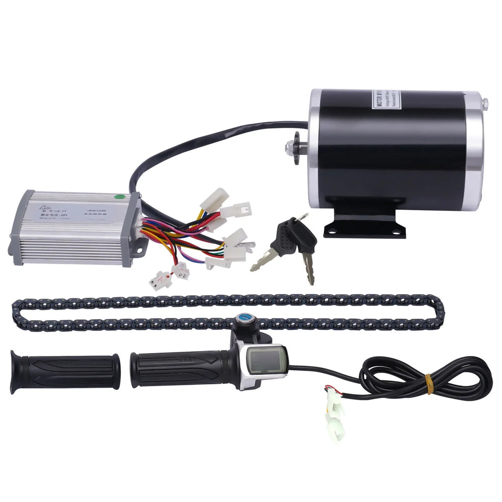 Miumaeov 48V 3 Speed Gears Brush Electric Bicycle Conversion Complete High-premium Kit