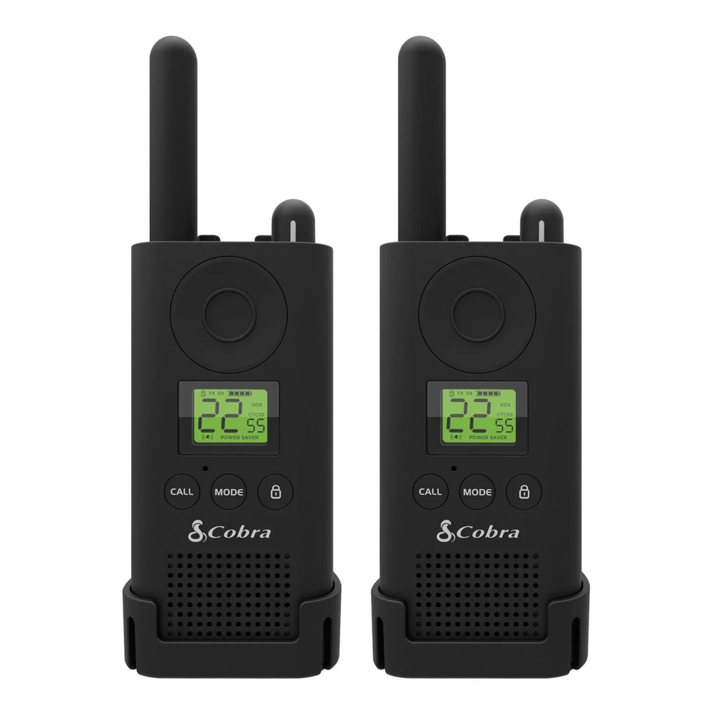 Cobra® MicroTALK CBA-PX880 Two-Way Radios, Black, Pack Of 2 Radios