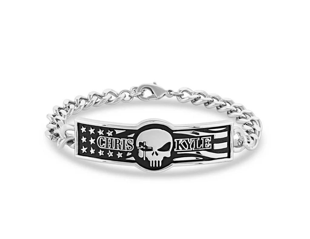 Montana Silversmiths Bracelet Mens My Duty Chris Kyle 8.5" CKBC5105