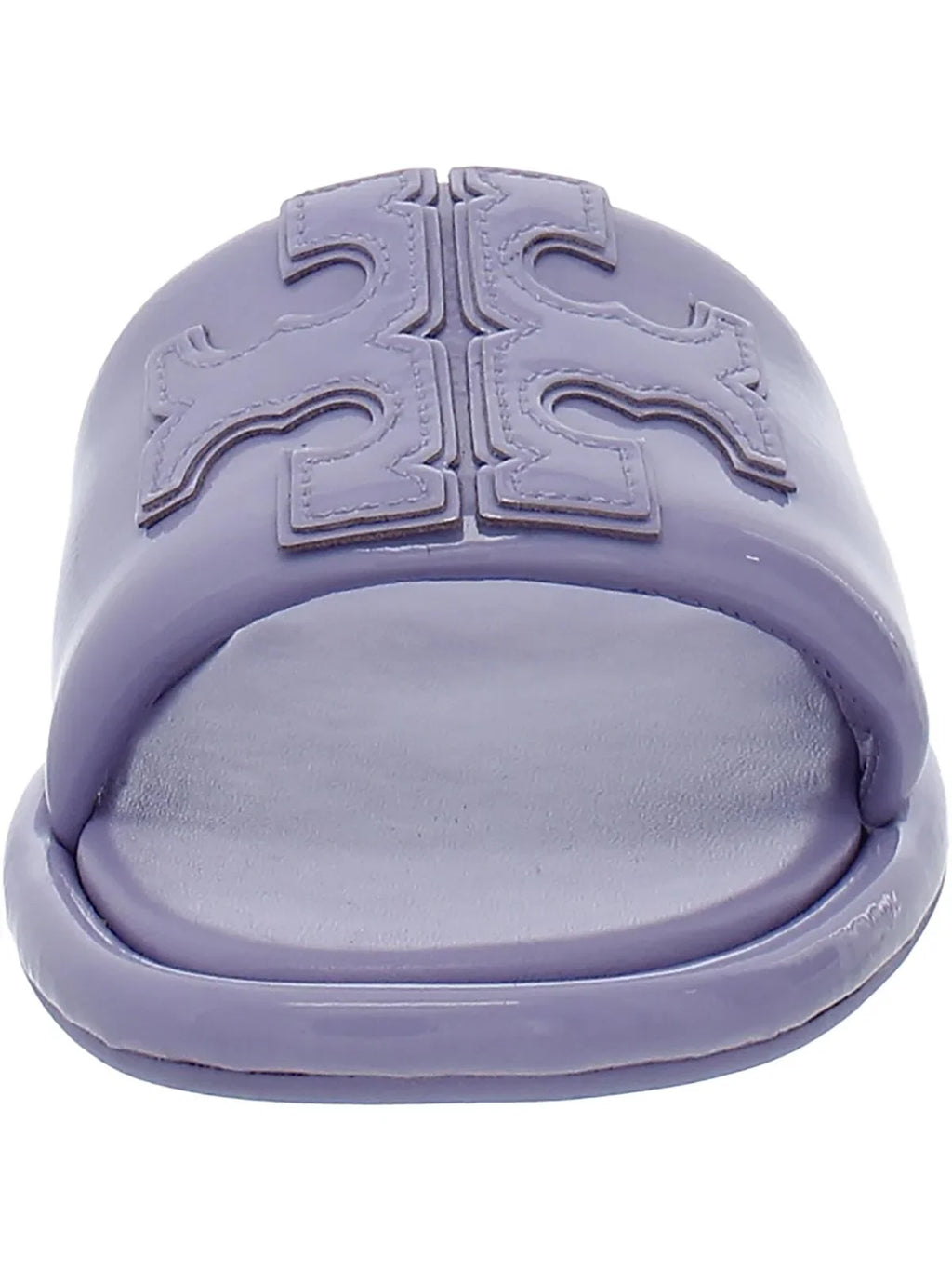 Tory Burch Womens Double T Sport Slide Leather Slides Flat Sandals