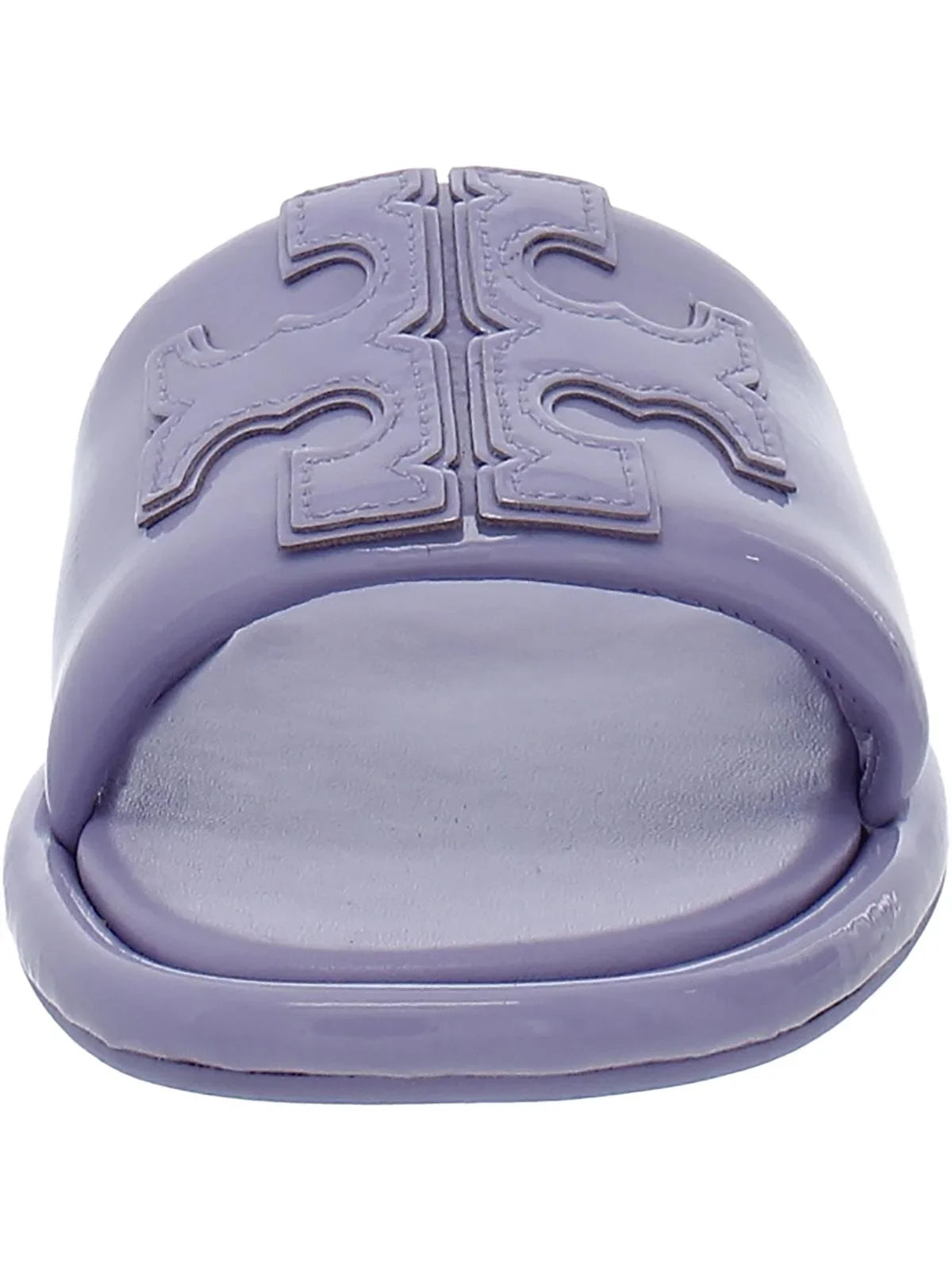 Tory Burch Womens Double T Sport Slide Leather Slides Flat Sandals