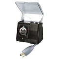 P1131 Heavy Duty Weatherproof Above Ground Pool Pump Timer - Lock Plug And Receptacle, 2 On/Off Settings - Ideal For aqua Fountains, Aerators, Landscape Lighting, Pool Filter Pumps