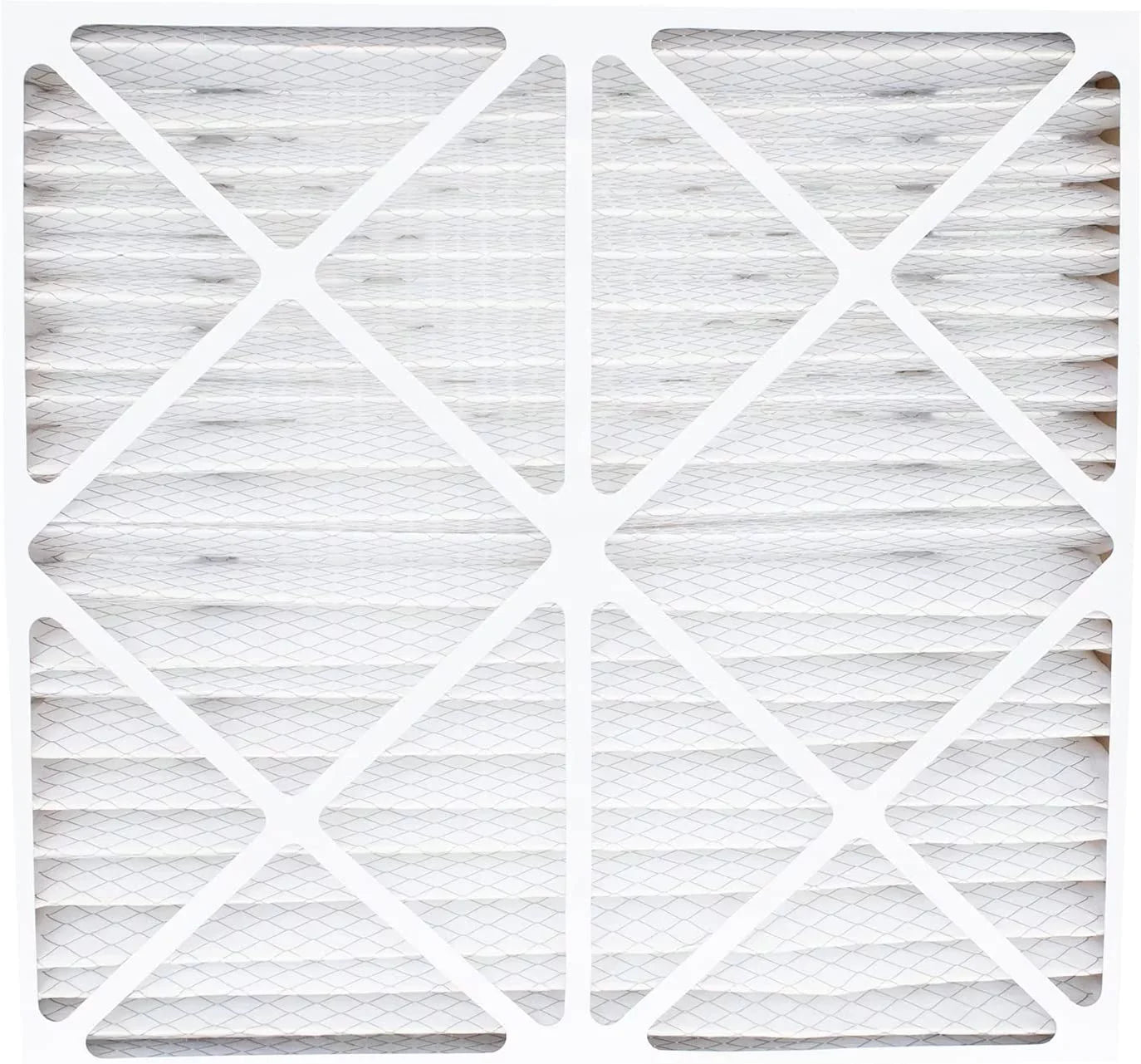 Filterbuy 24x25x5 MERV 8 Pleated HVAC AC Furnace Air Filters for Carrier FILXXCAR0024 (4-Pack)