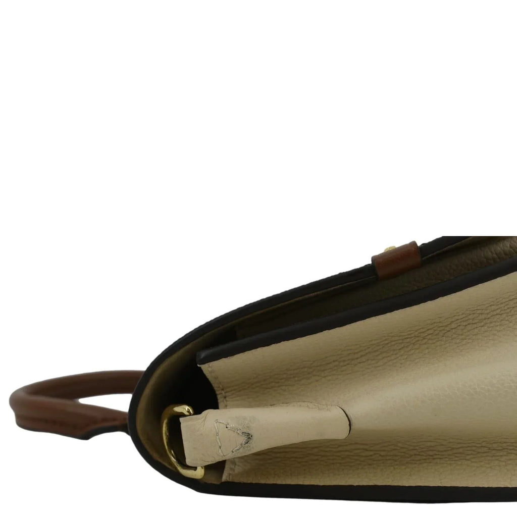 Pre-owned LOUIS VUITTON Vaugirard Monogram Canvas Shoulder Bag Creme