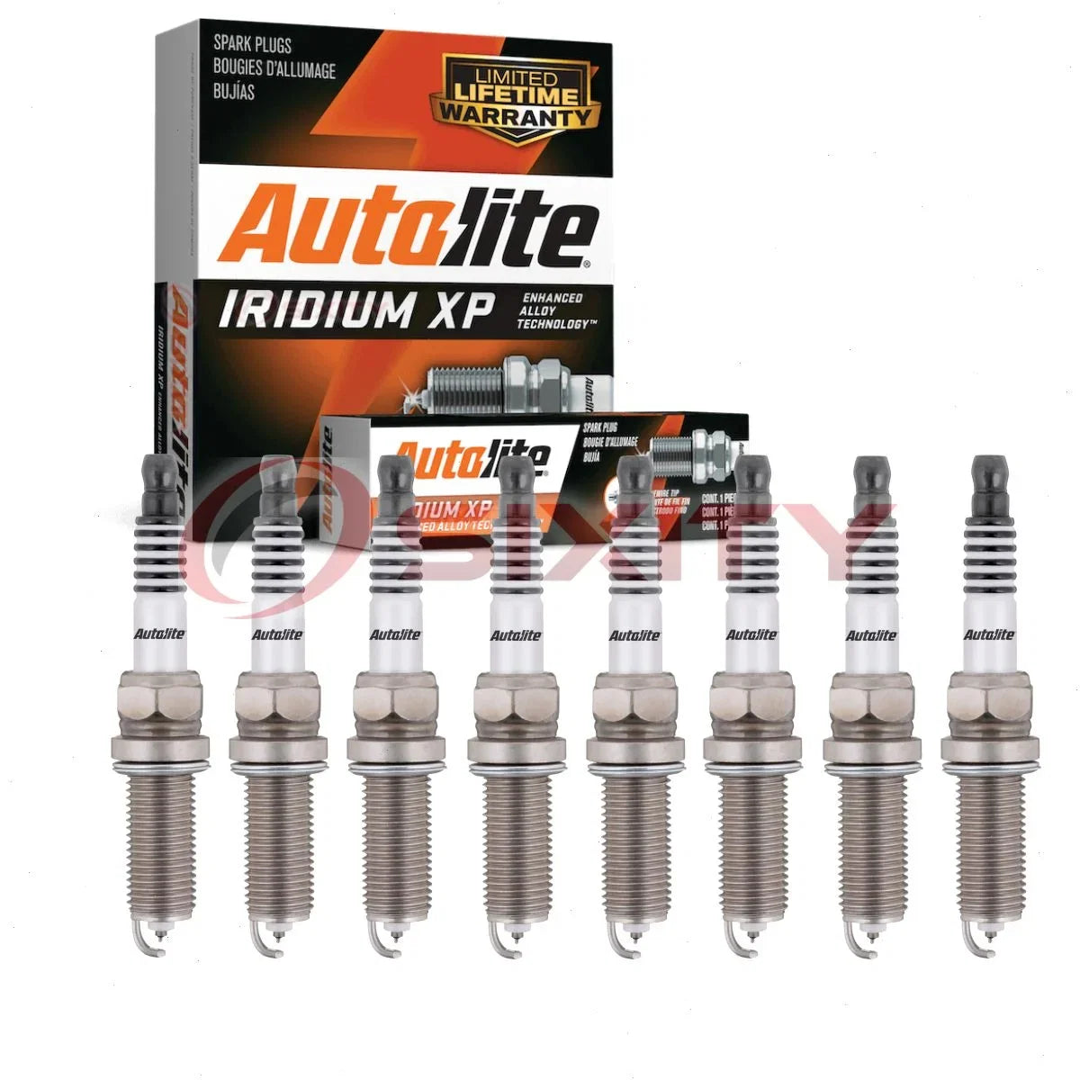 8 pc Autolite Iridium XP XP5701 Spark Plugs for Ignition Wire Secondary Fits select: 2012-2015 HONDA CIVIC, 2011-2018 JEEP GRAND CHEROKEE