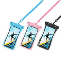 Urbanx Universal Waterproof Phone Pouch Cellphone Dry Bag Case Designed For Ulefone Armor 7 Perfect Fit for All Other Smartphones Up To 7" - 3 Cases - Mixed Colors