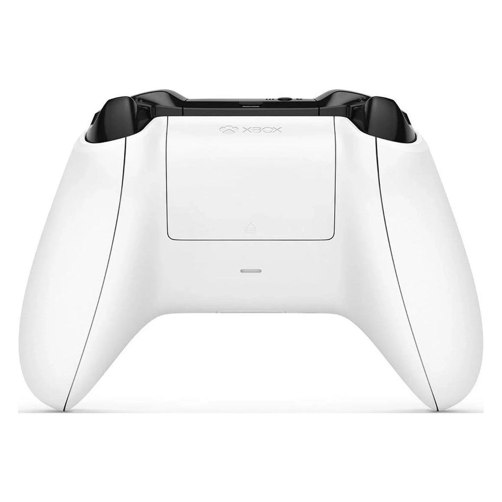 Pre-Owned  Xbox One S 1TB with 2 Controller, 4K Ultra HD White with BOLT AXTION Cleaning Kit Headset Bundle (Refurbished: Like New)