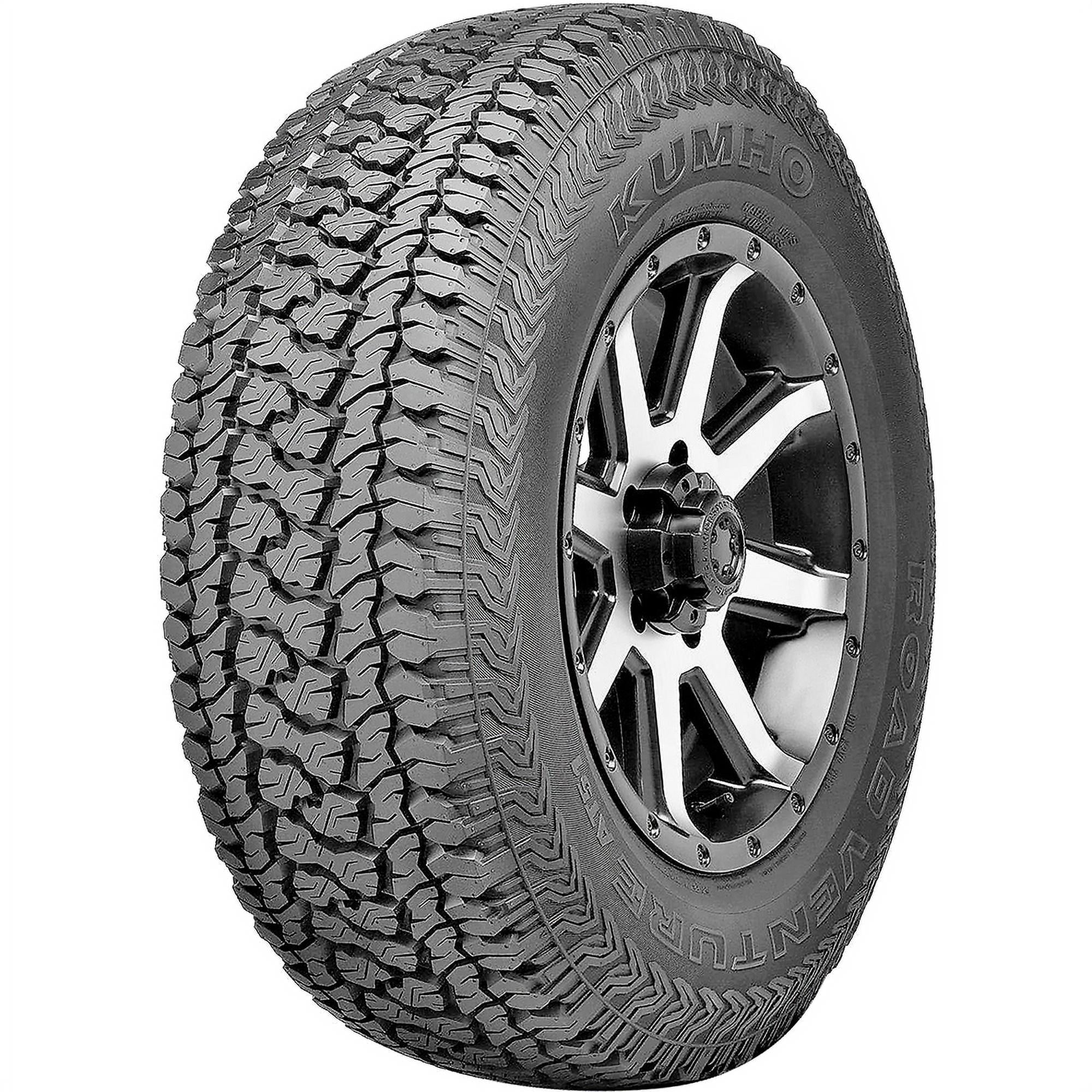 Set of 4 (FOUR) Kumho Road Venture AT51 235/70R16 104T A/T All Terrain Tires Fits: 2004-07 Honda Pilot EX-L, 2013  Explorer Sport