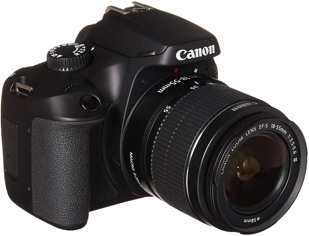 EOS 4000D Kit [18-55 III] DSLR Camera, Wi-Fi Enabled, International Version - Black