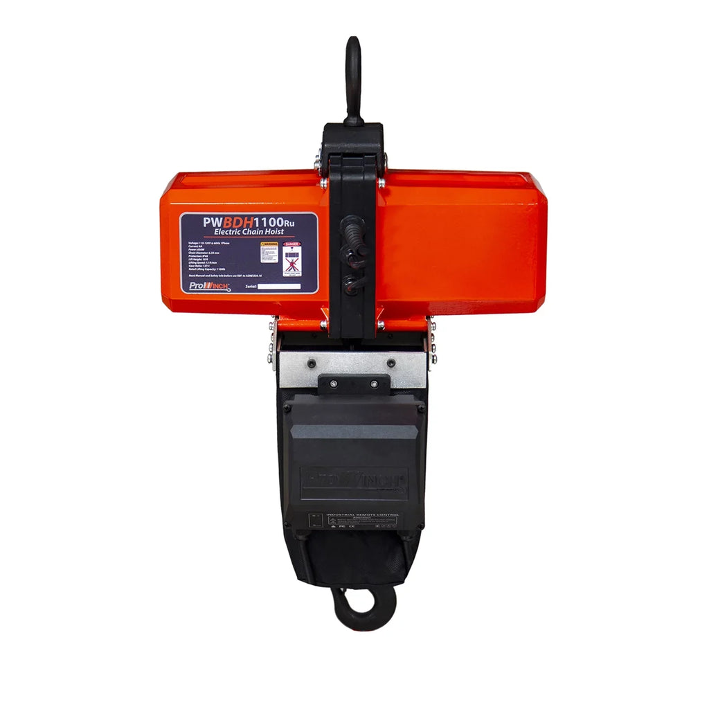 Prowinch 1/2 Ton Mini Electric Chain Hoist 1100 Lb 10 ft Chain 110V Wireless