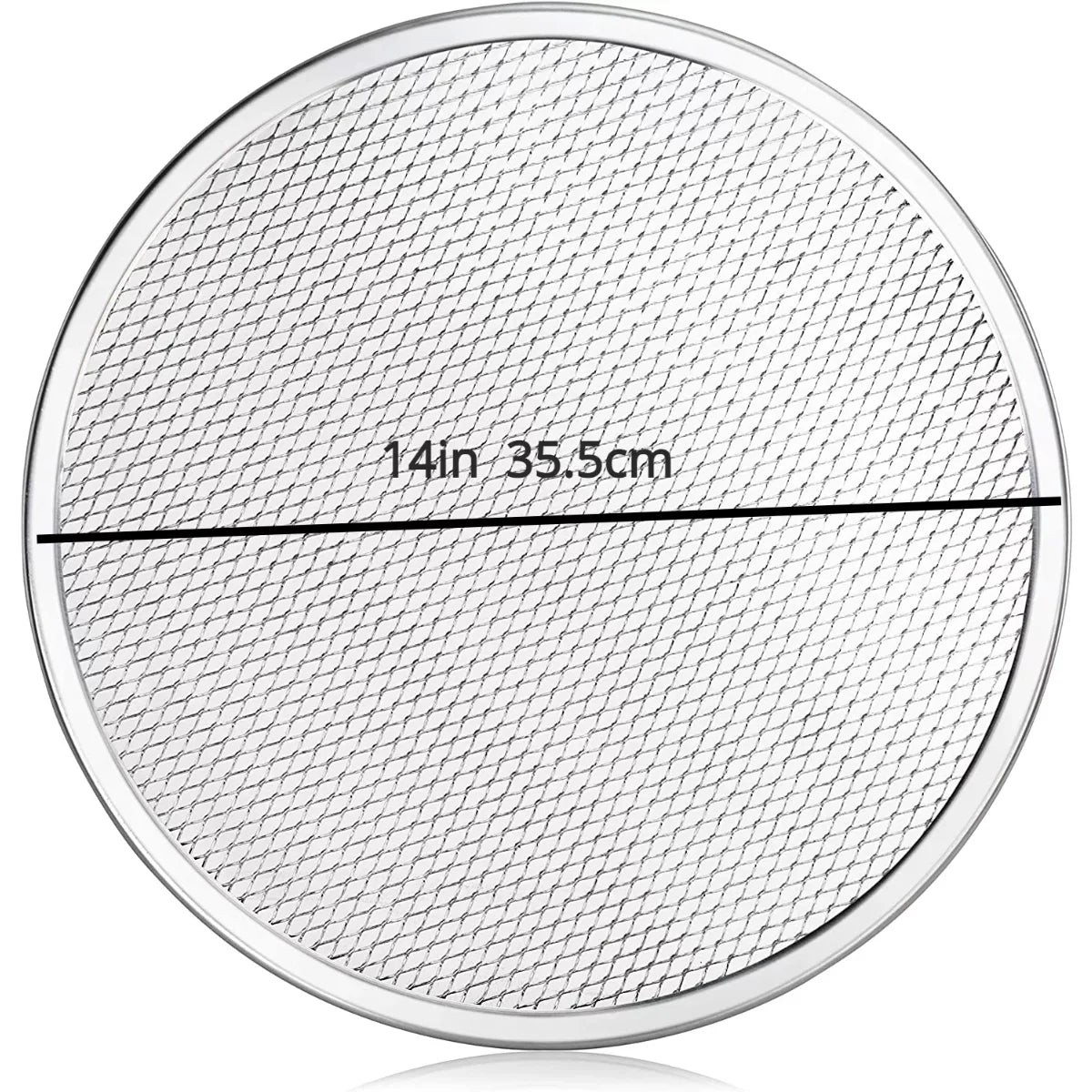 1pc, Restaurant-Grade Aluminum Pizza Baking Screen, Perfect For Pizzerias & Restaurants, Evenly Bakes Pizza & Shortens Bake Time! Seamless Aluminum Pizza Screen, Baking Tools, Kitchen Gadgets, Kitchen