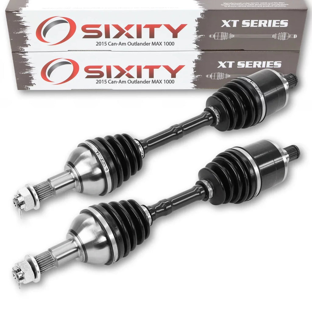 2 pc Sixity XT Rear Left Right Axle matching with Can-Am Outlander MAX 1000 2015 - EFI 4X4
