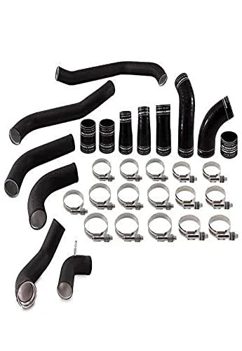 Mishimoto MMICP-F35T-17KWBK Intercooler Pipe Kit appropriate With  F-150 Raptor 2017+ Wrinkle Black