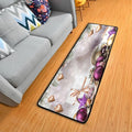 Bestwell Christmas Elements Runner Rug with Rubber Backing, Soft Wooden Non Slip Entryway Rug Runner, Washable Area Rug Carpet for Hallway Bedroom Kitchen Decor,24x72 inch