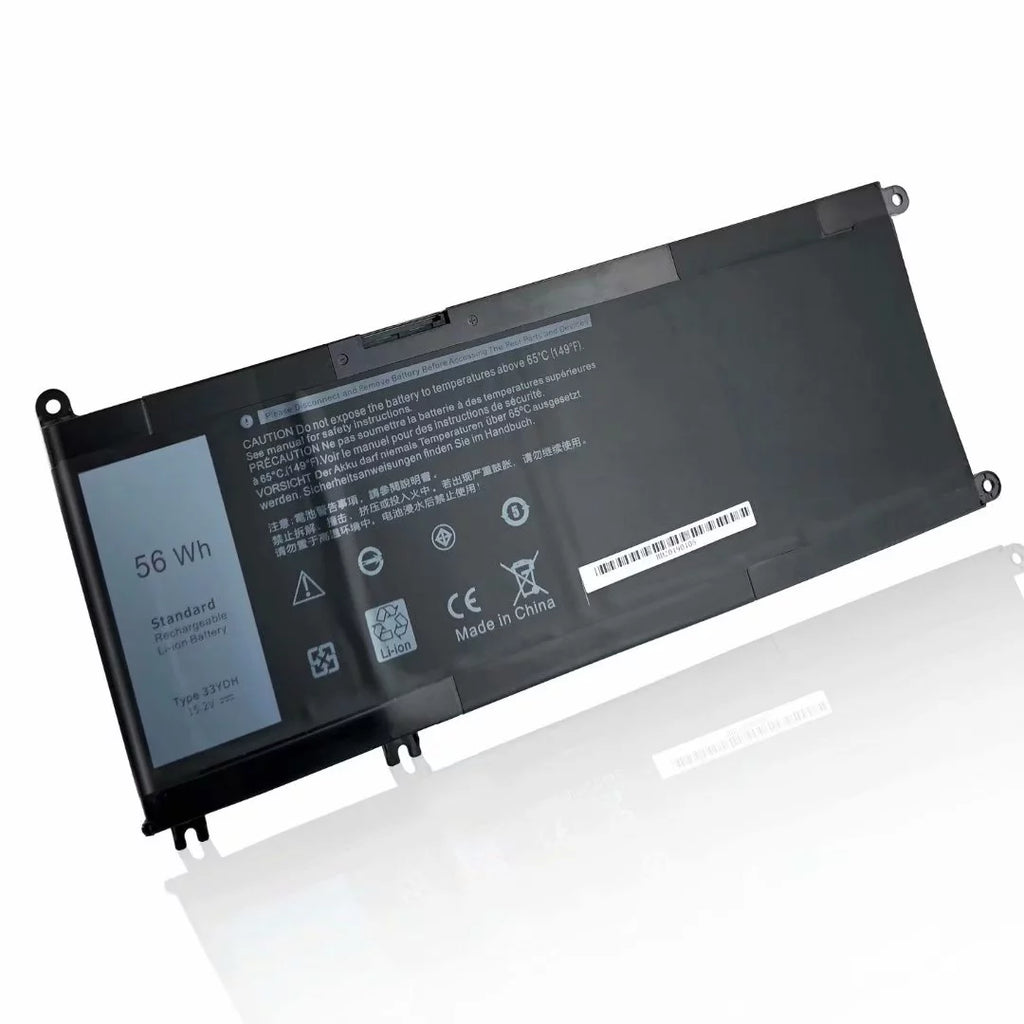 33YDH  Inspiron 17 7778 7779 P30E 81PF3 081PF3 56Wh 15.2V Notebook laptop Battery by EBK