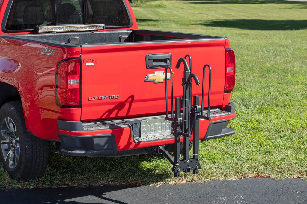 Capacity Foldable Hitch-Mount Platform 2-Bike Car Rack 10104071. Hyper Tough 80 lbs