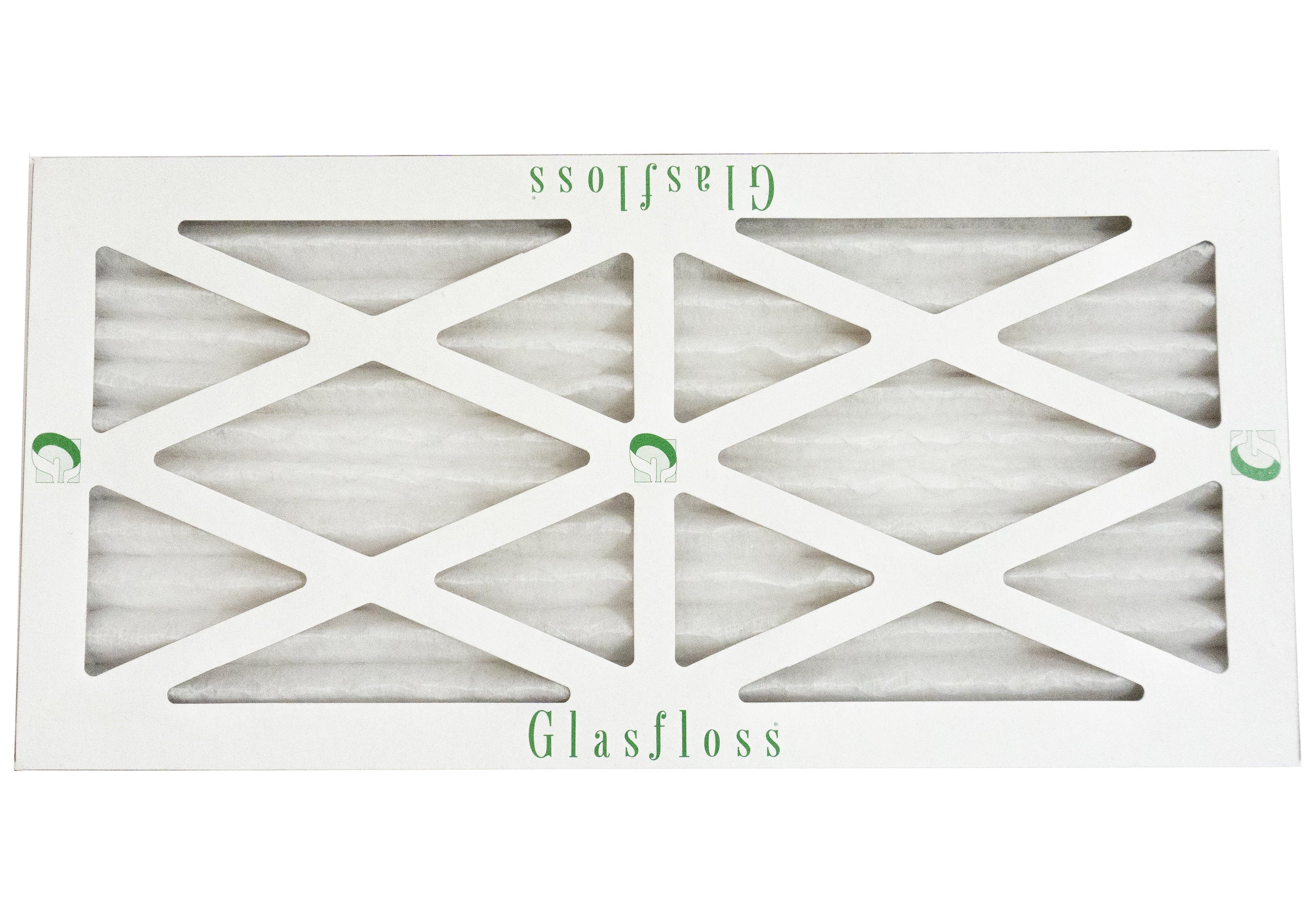 Glasfloss 13x20x1 - MERV 10 -Qty:12 - Furnace Air Filter - Made in USA (Actual Size: 12.5 x 19.5x7/8 inch)