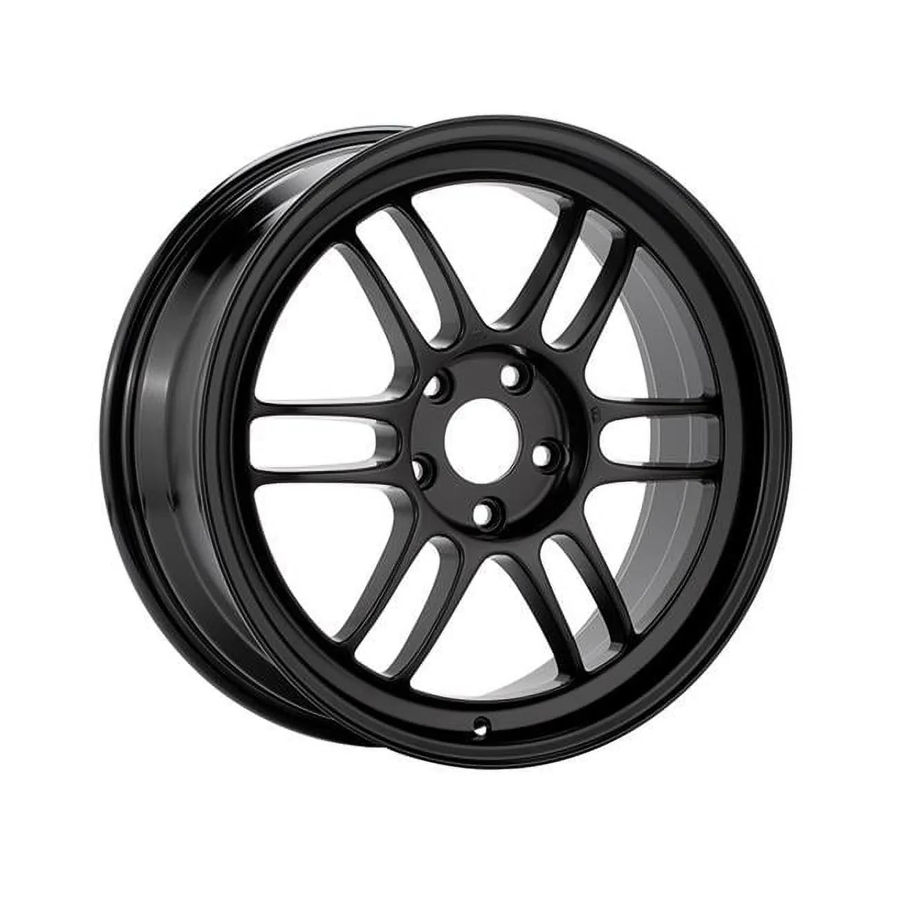 17 x 8.5 & 5x114.3 Bolt Pattern 30 mm Offset 73 mm Bore RPF1 Matte Black Wheel for Evo 8 & 9