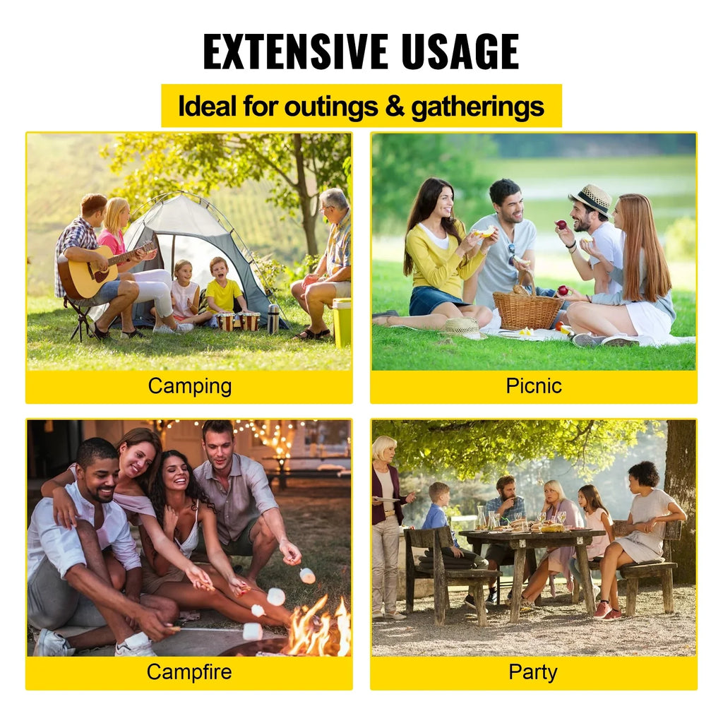 BENTISM Swivel Grill Campfire Swivel Grill Heavy Duty Over Fire Grill for BBQ
