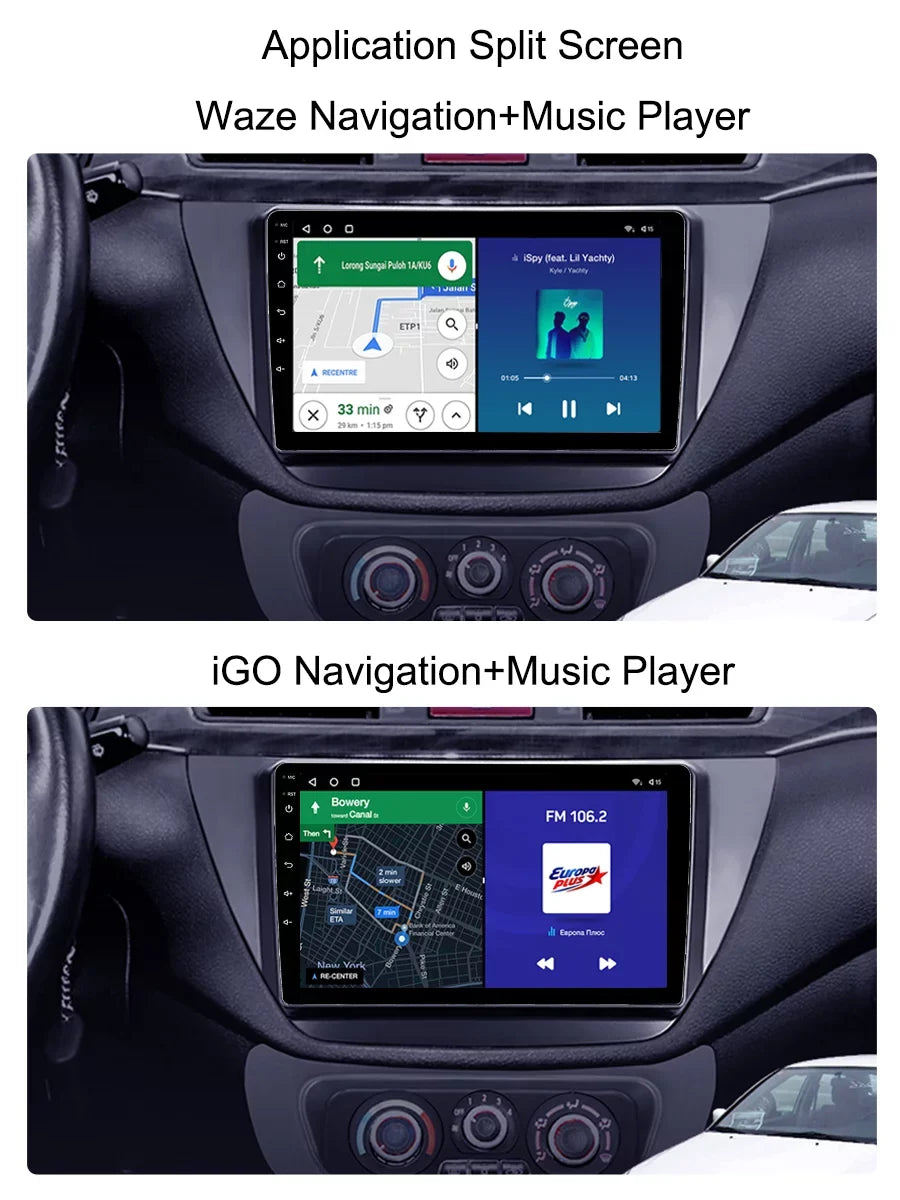Carplay Car Radio Stereo For Mitsubishi Lancer 9 CS 2000 - 2010 GPS Navi Android Screen With Bluetooth Android Auto