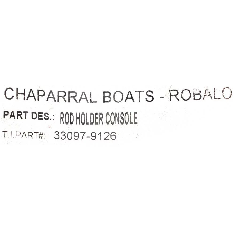 Robalo ship Console Rod Holder Panel 26-9126 | R300 Starboard