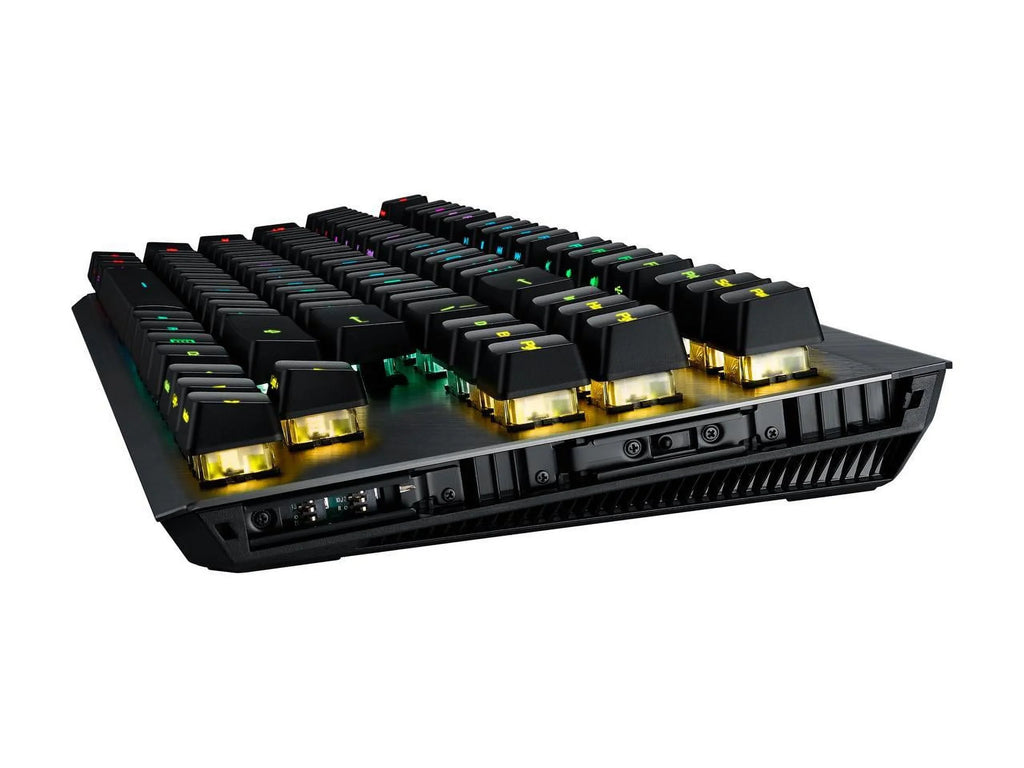MA02 ROG Claymore II Wireless Modular Gaming Mechanical Keyboard with ROG RX Blue Switches, detachable numpad & wrist rest
