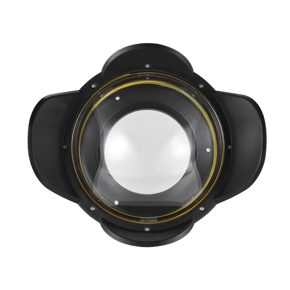 MEIKON Dome Port,Shade protector 60m/ Lens Port Case protector 60m/ 197ft Wide Lens Port Round Adapter Camera Case Shade protector Port Case Shade 197ft Waterproof 67mm Fisheye Wide Lens 60m/ 197ft Waterproof