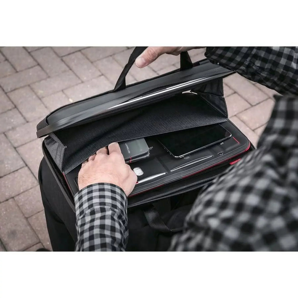 KeySmart Urban Union Carrying Case (Briefcase) for 15" to 16"  MacBook Pro, Notebook, Black