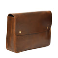 Top Grain Leather Portfolio Envelope Document File Folder MacBook Holder Sleeve Case Folio