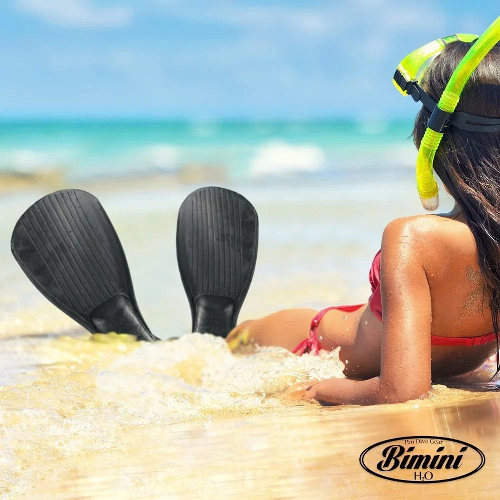 Bimini H2O Alcyon Snorkeling Fins Fully Adjustable fits 9 and half to 14
