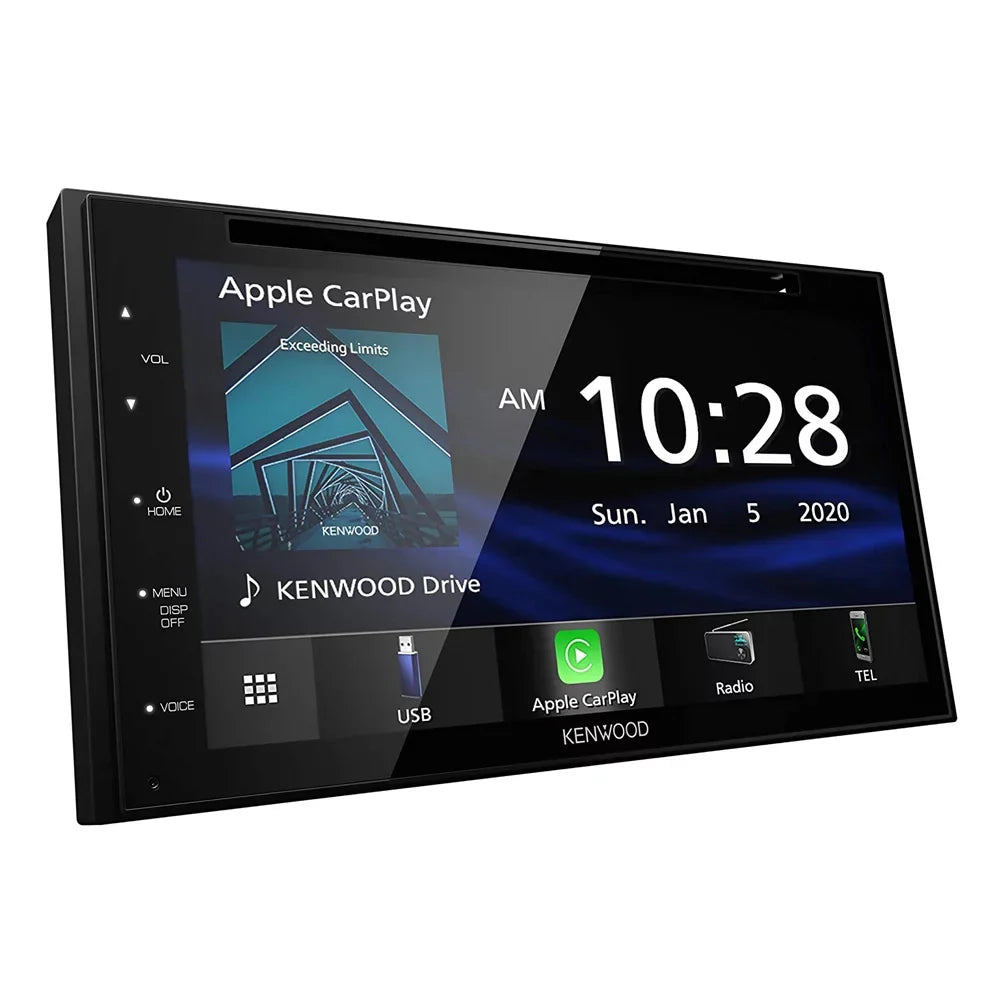 New Kenwood DDX57S 6.8 Inch DVD Receiver and CMOS-130 Universal Rear View Camera