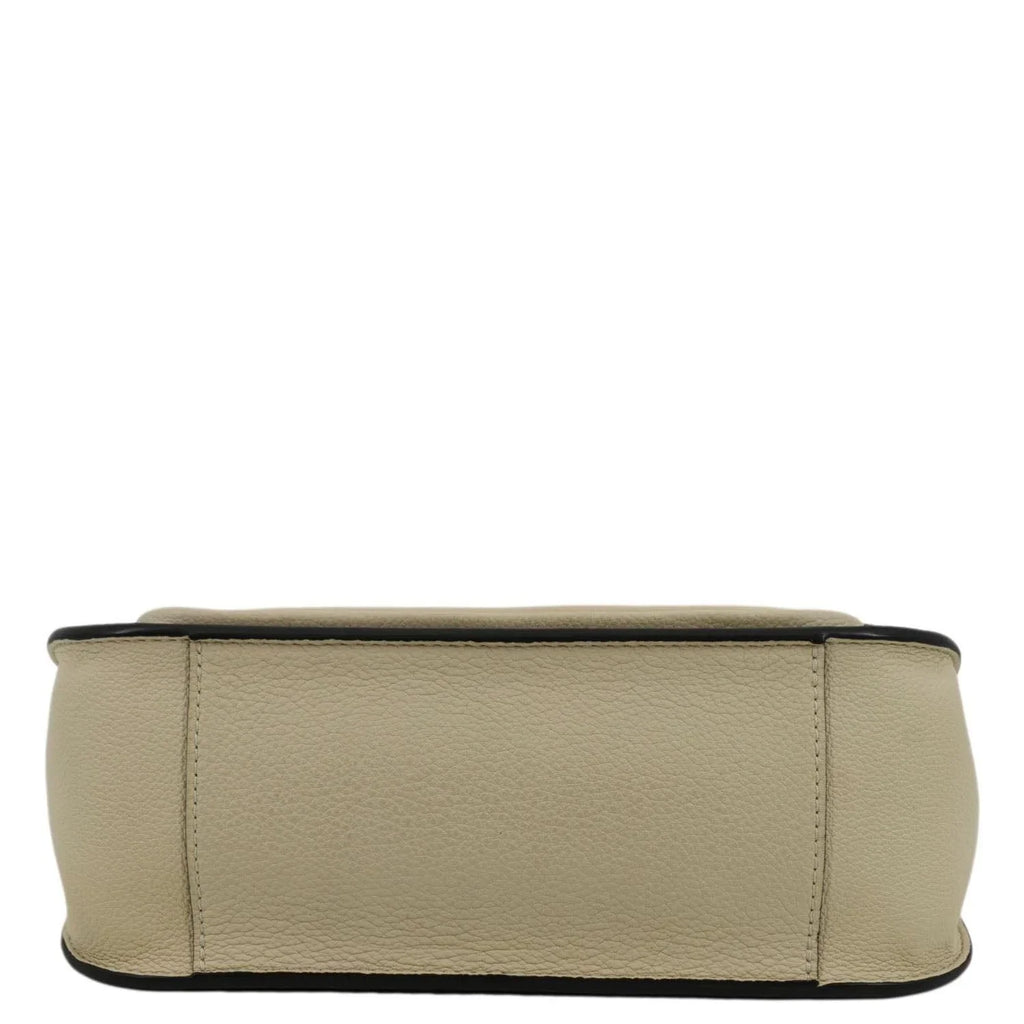 Pre-owned LOUIS VUITTON Vaugirard Monogram Canvas Shoulder Bag Creme