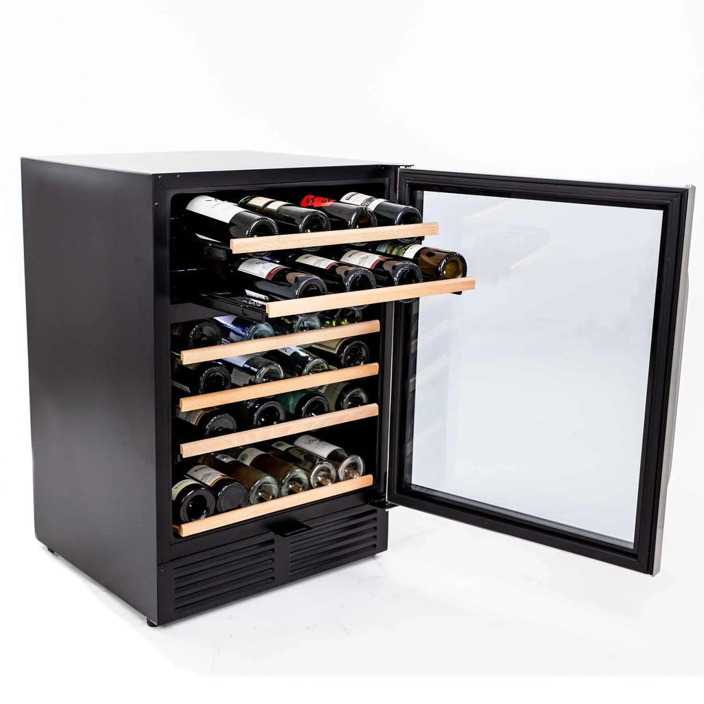 AVANTI WCR496DS  WINE COOLERS Black On Stainless