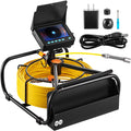 TFT LCD Monitor Pipe Camera Screen Waterproof IP68 Duct Inspection Camera with 6PCS LEDs 8500MAH Lithium Battery, DVR Function 10M. SKYSHALO Sewer Camera 32.8FT Cable Pipeline Inspection Camera 4.3 in