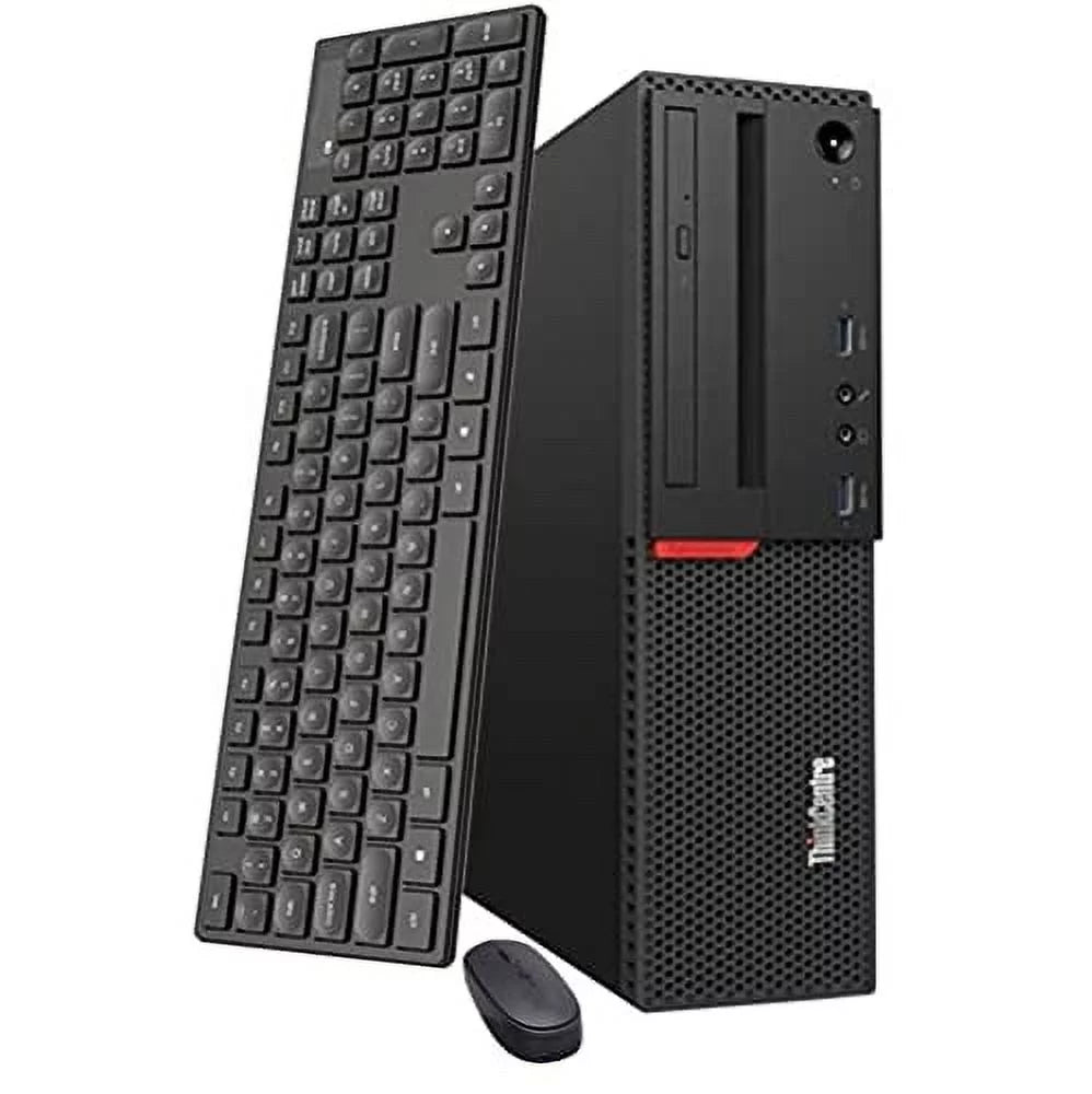 ThinkCentre M800 SFF Desktop Computer PC,  Core i5 6500 3.2GHz, 16GB DDR4 RAM, 512GB SSD, Built-in WiFi BT,DVD-RW, Wireless Keyboard Mouse,Windows 10 Pro (used)