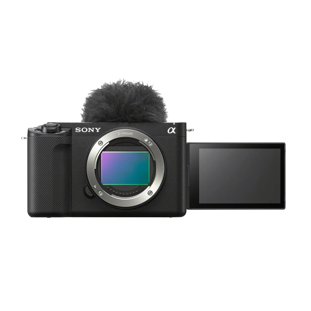 Alpha ZV-E1 Mirrorless Camera with 50mm Lens, Grip, and Mic (Black) Kit