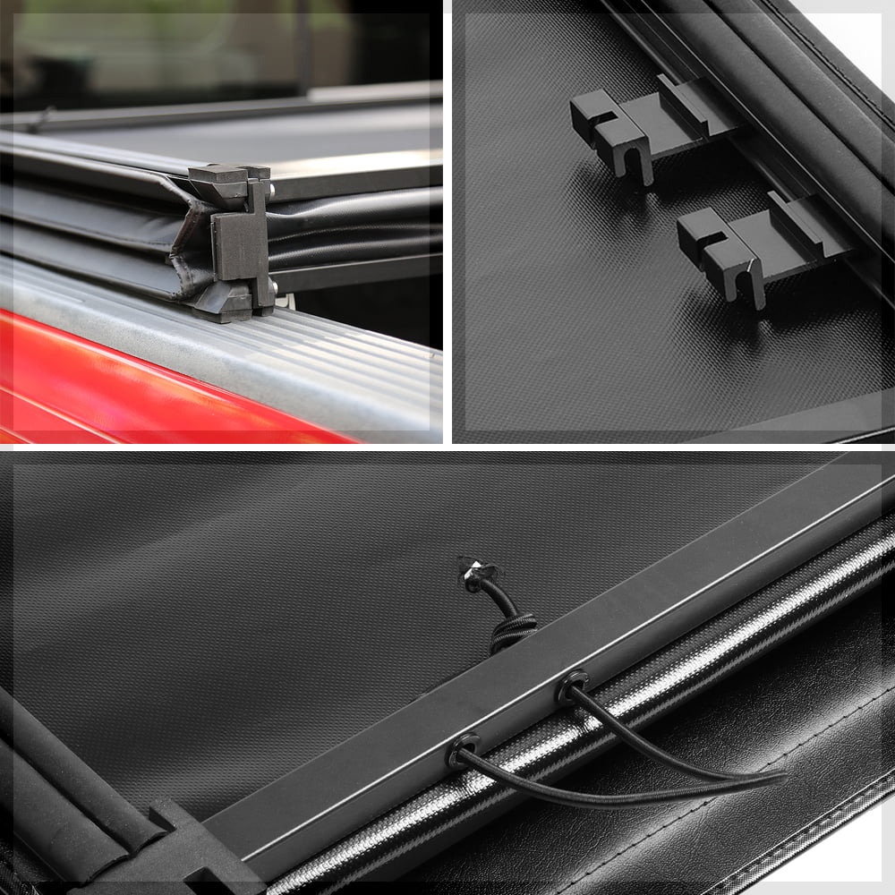 Short Bed Tonneau wrap 6.5Ft Soft Tri-Fold Fleetside for 02-09 Ram 1500/2500 Fits select: 2006-2008 DODGE RAM 1500, 2003-2009 DODGE RAM 2500