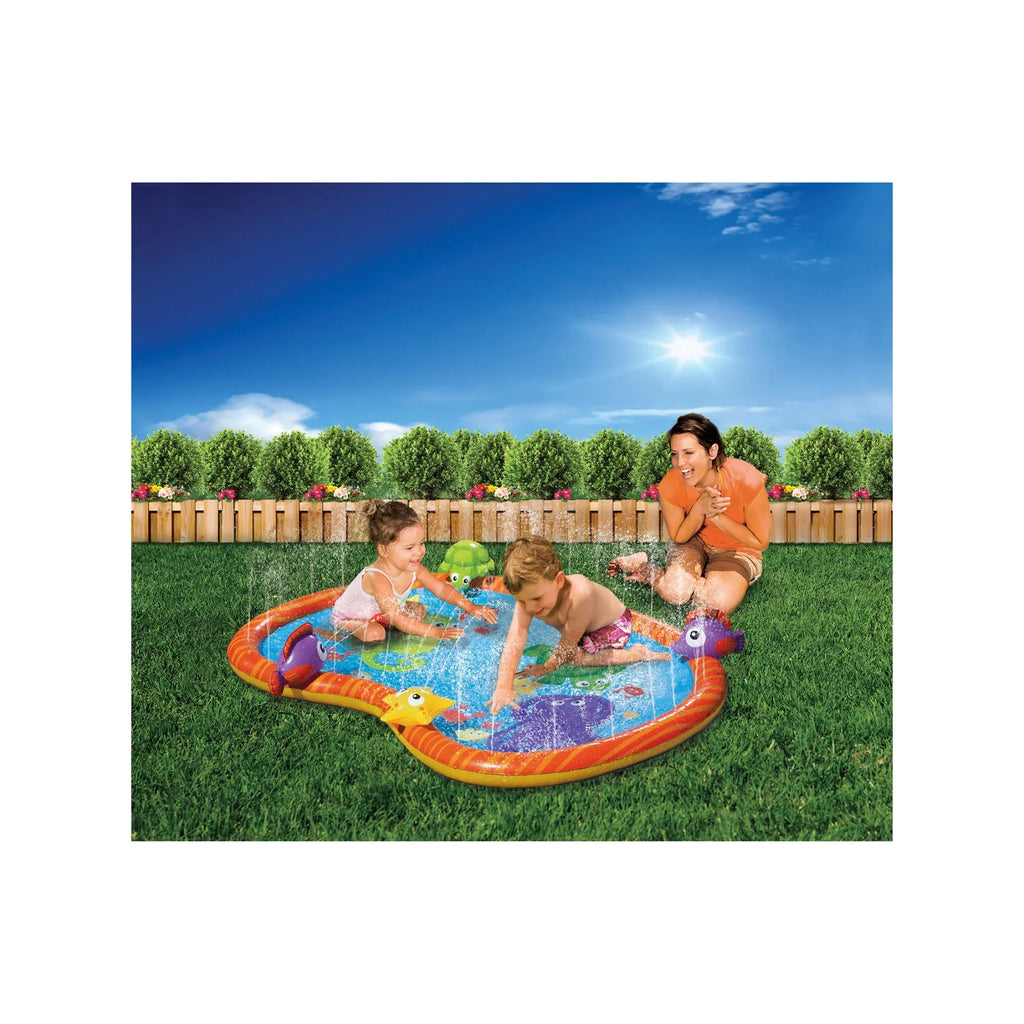 58 Inch Sprinkle Friends Outdoor moisture Play Mat. Banzai Jr