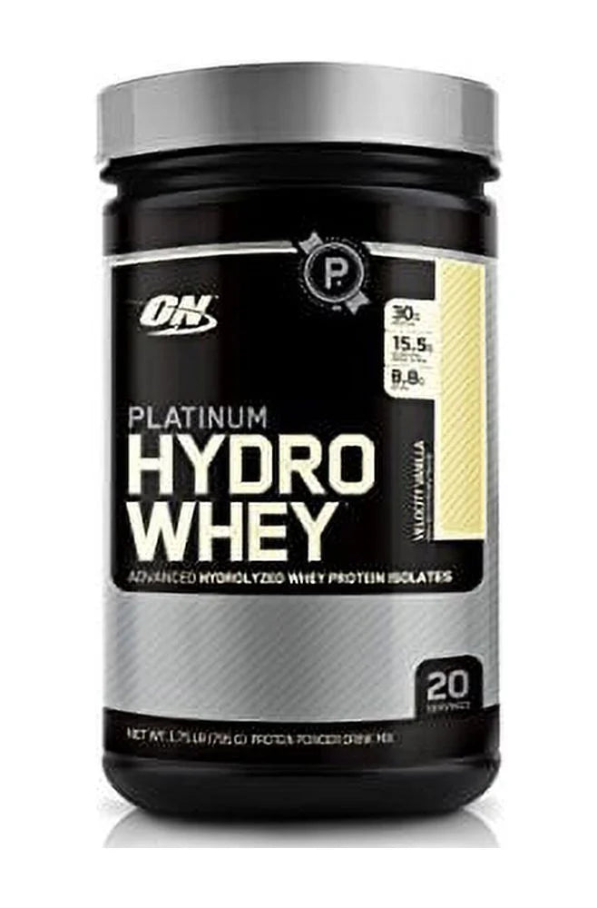 Optimum Nutrition Platinum Hydrowhey Protein Powder, Velocity Vanilla,1.75 Pound