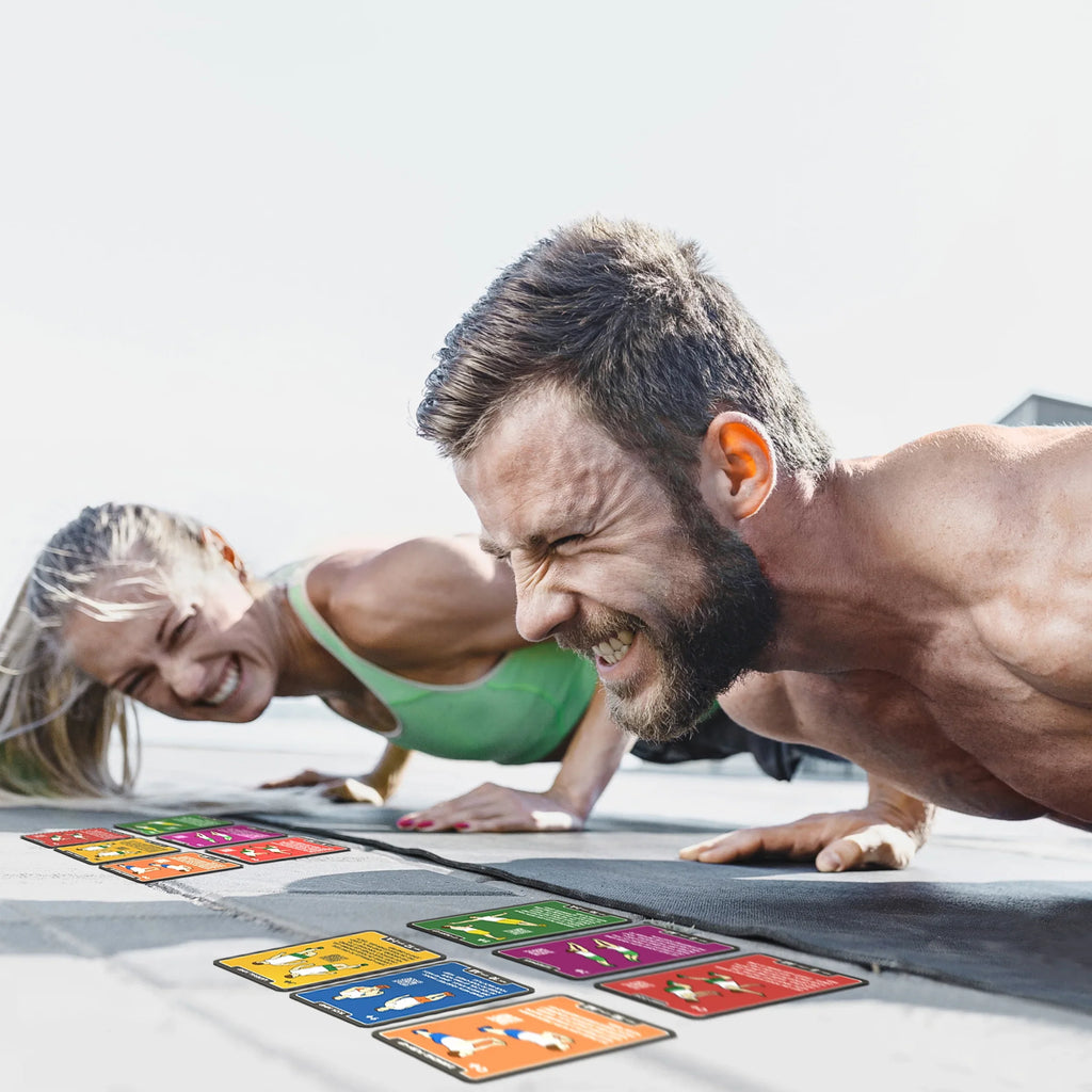 (Bodyweight Mega Pack). Burn Fat Build Muscle. No Equipment Needed. Video Instructions Included. Designed by a Military Fitness Expert. Stack 52 Bodyweight Exercise Cards: Workout Playing Card Game