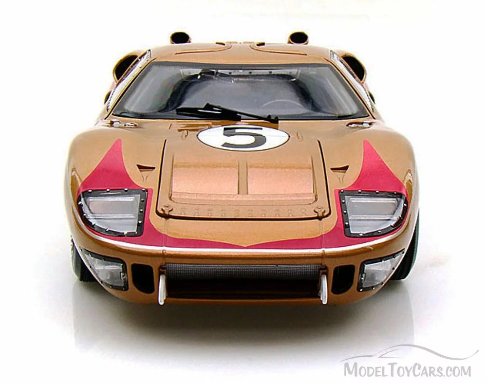 1966  GT-40 MK II #5, Gold - Shelby  SC403 - 1/18 Scale Diecast Model Toy Car