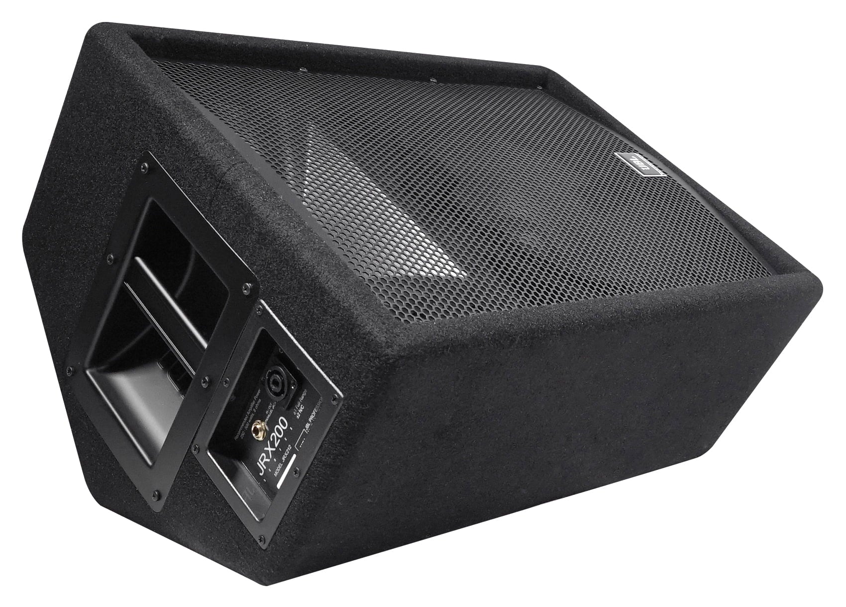 JBL JRX212 1,000 Watt 12" 2-Way DJ P/A Speaker Floor Wedge Monitor + Hand Truck