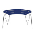 New Bimini Top craft wrap 4 Bow 46" H 73" - 78" W 8 Foot Navy Blue