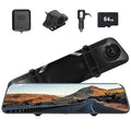 Shinysix Dashcam,Dash Cam 4K Mirror Dash Mirror Cars Support 12 Inch 4K Cam Camera Rear 12" Dual Camera Built-in Camera Built-in WiFi Camera Rear  Rear  Smart Rearview Mirror Cars Cam Rear Dual