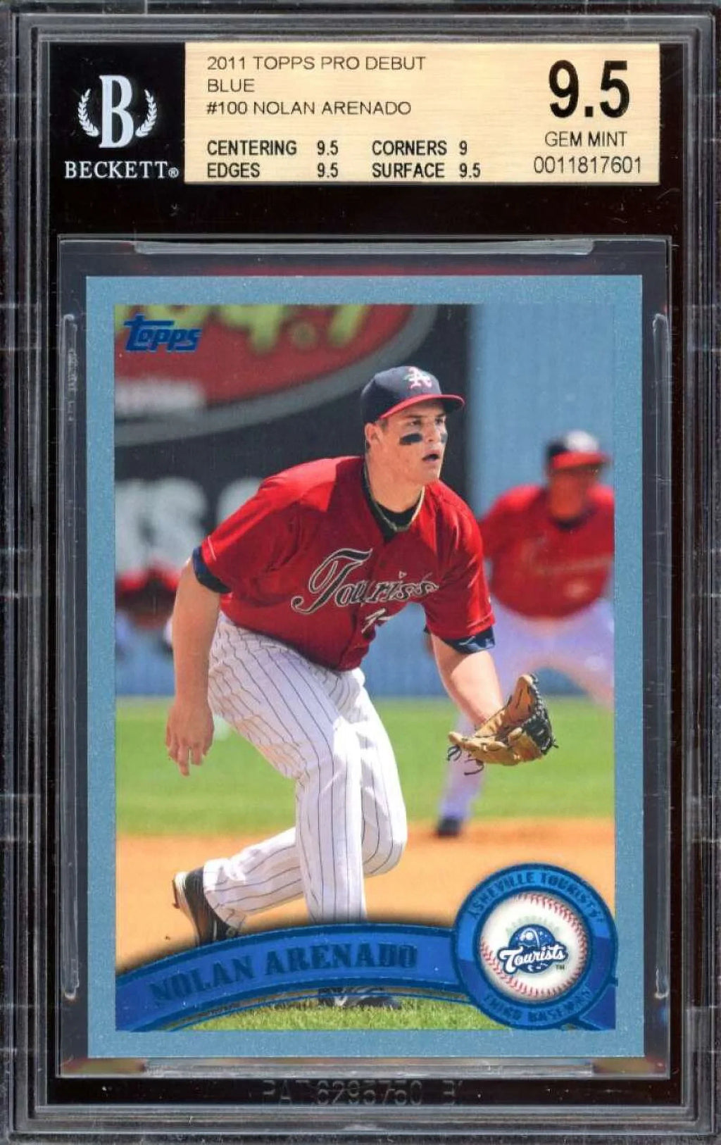 Nolan Arenado Rookie Card 2011 Topps Pro Debut Blue #100 BGS 9.5 (9.5 9 9.5 9.5)